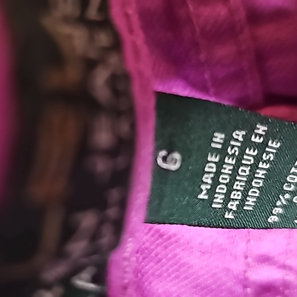 NWT RALPH LAUREN JEANS Straight Leg, Suger Plum SIZE 6 - Picture 3 of 7